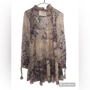 California moon rise dress/swin cover flowy size xs